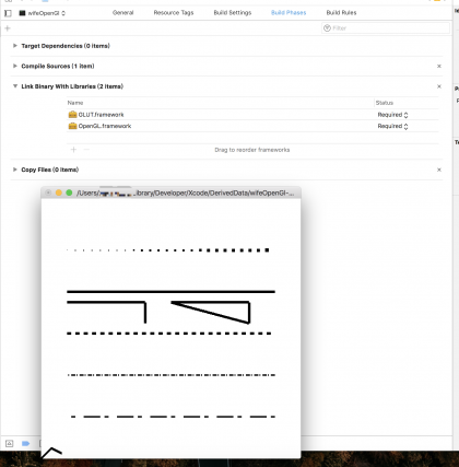 xcode openGL配置